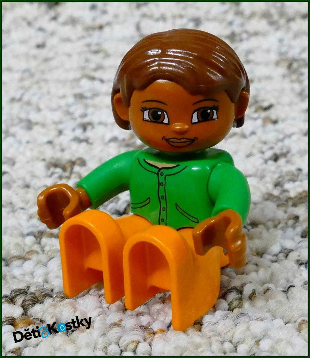 Lego® Duplo® Figurka Černoška - Zelená Košile