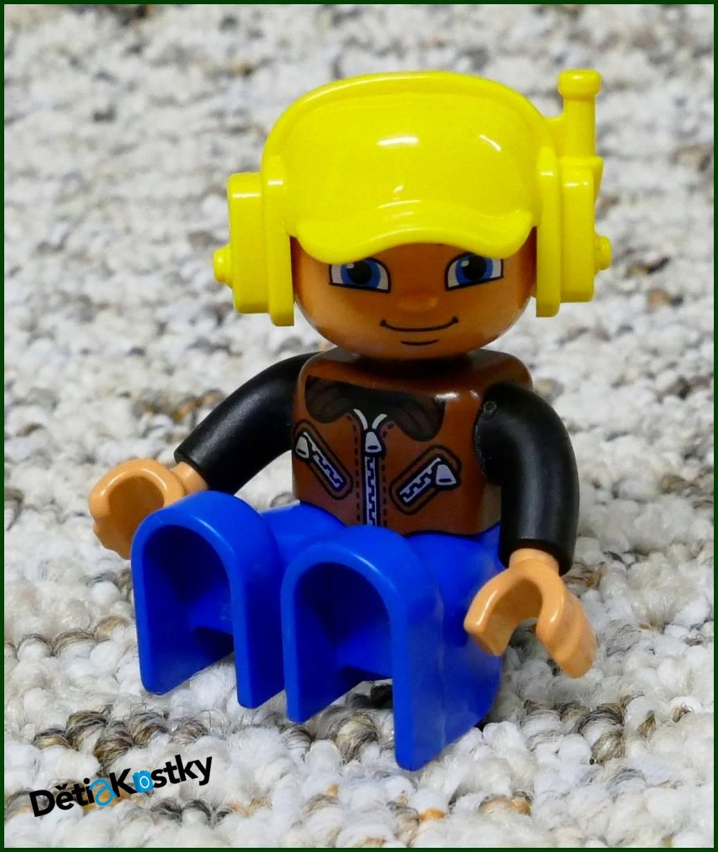 Lego® Duplo® Figurka Pilot - Žlutá Helma