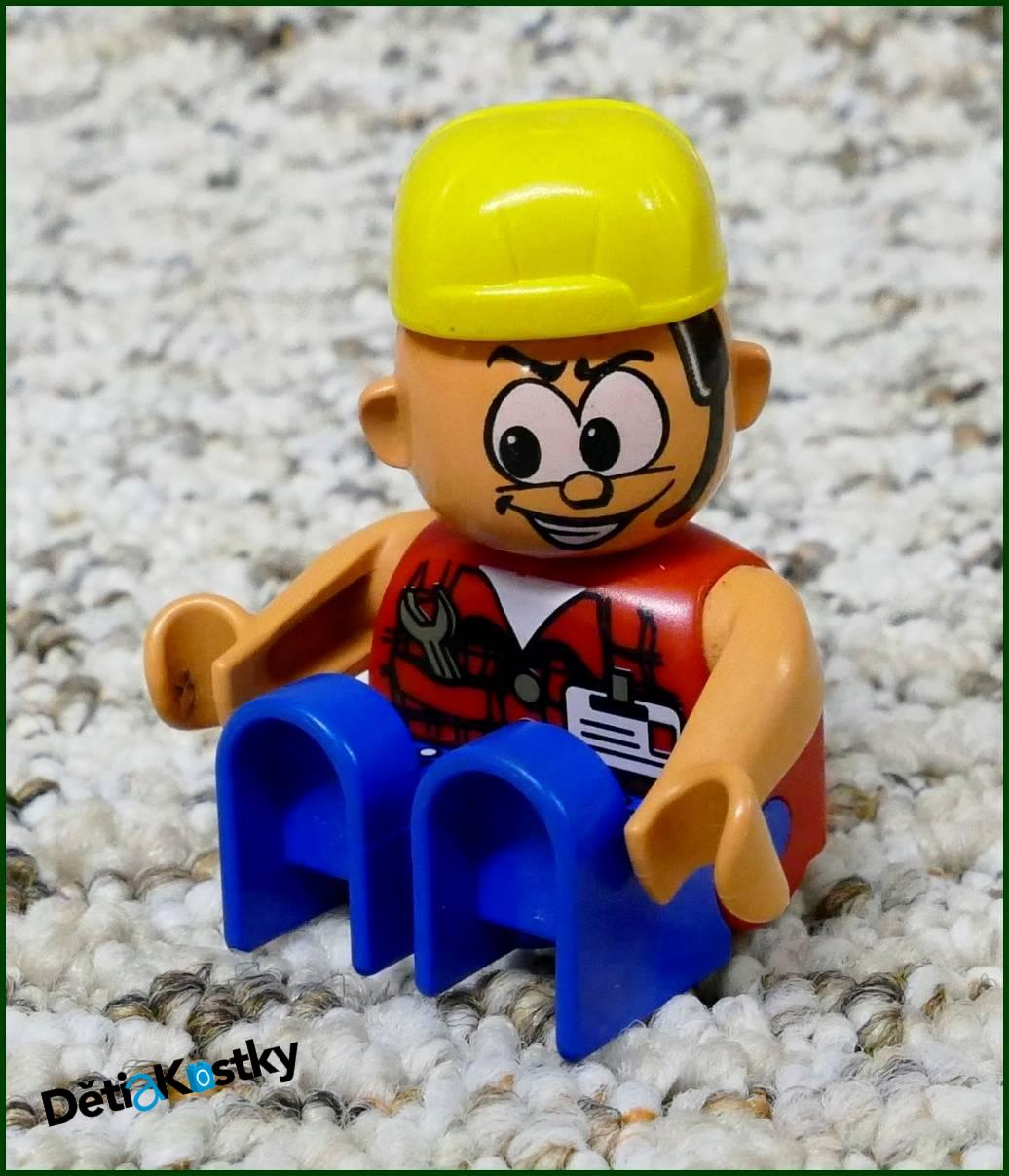 Lego® Duplo® Figurka Servisák - Žlutý Otočný Kšilt
