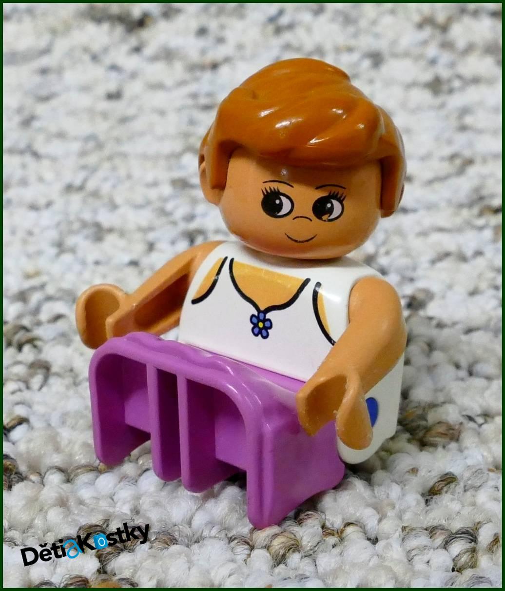 Lego® Duplo® Figurka Maminka v Růžovém - "Šaty"