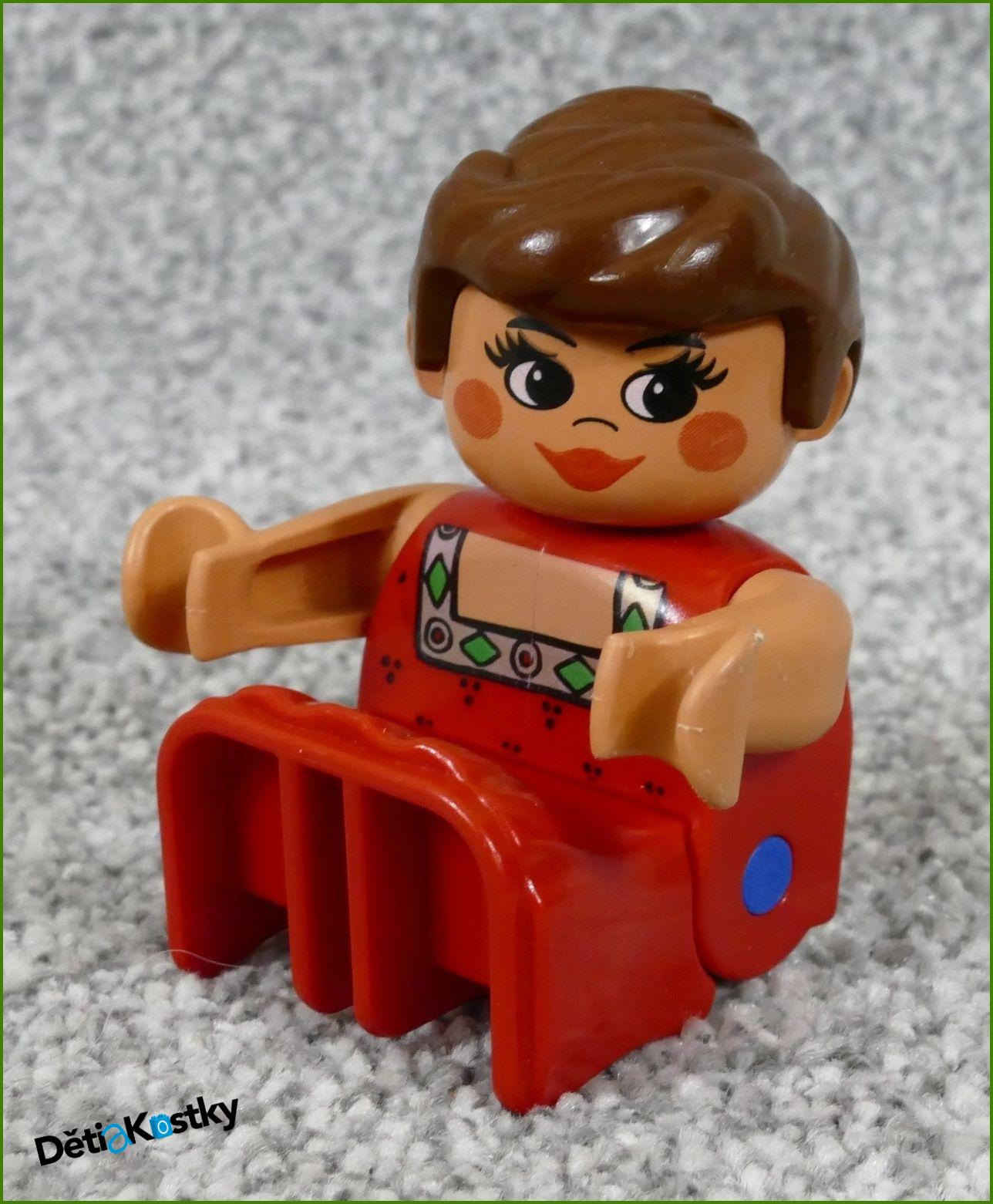 Lego® Duplo® Figurka Maminka v Červeném - "Šaty"