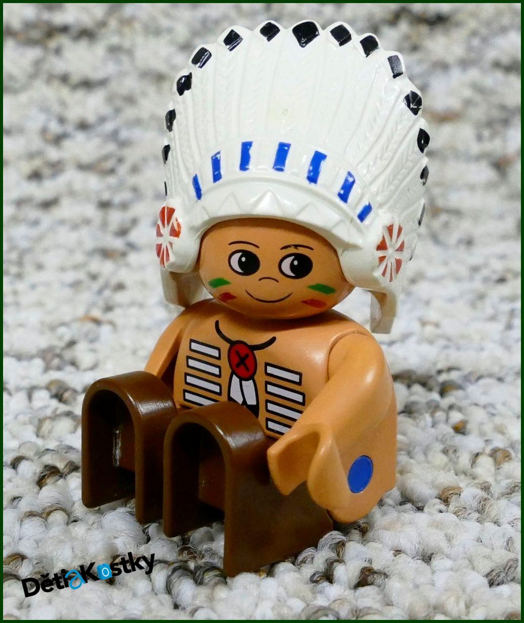 Lego® Duplo® Postavička Indián - Hnědé Nohy