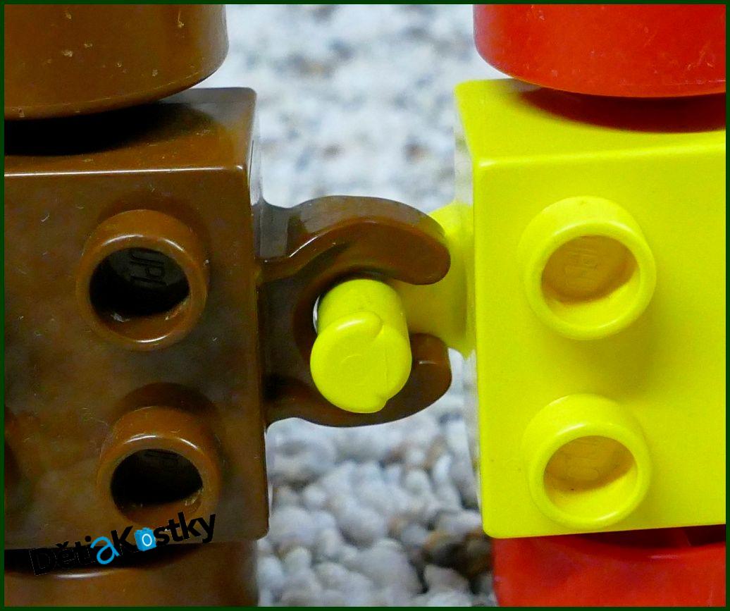 Lego® Duplo® Podvozek pro Auta Hnědý (Hnědá Kola)