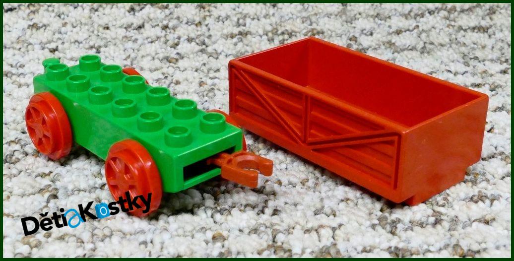 Lego® Duplo® Vagon Malý Zelený - Červená Korba