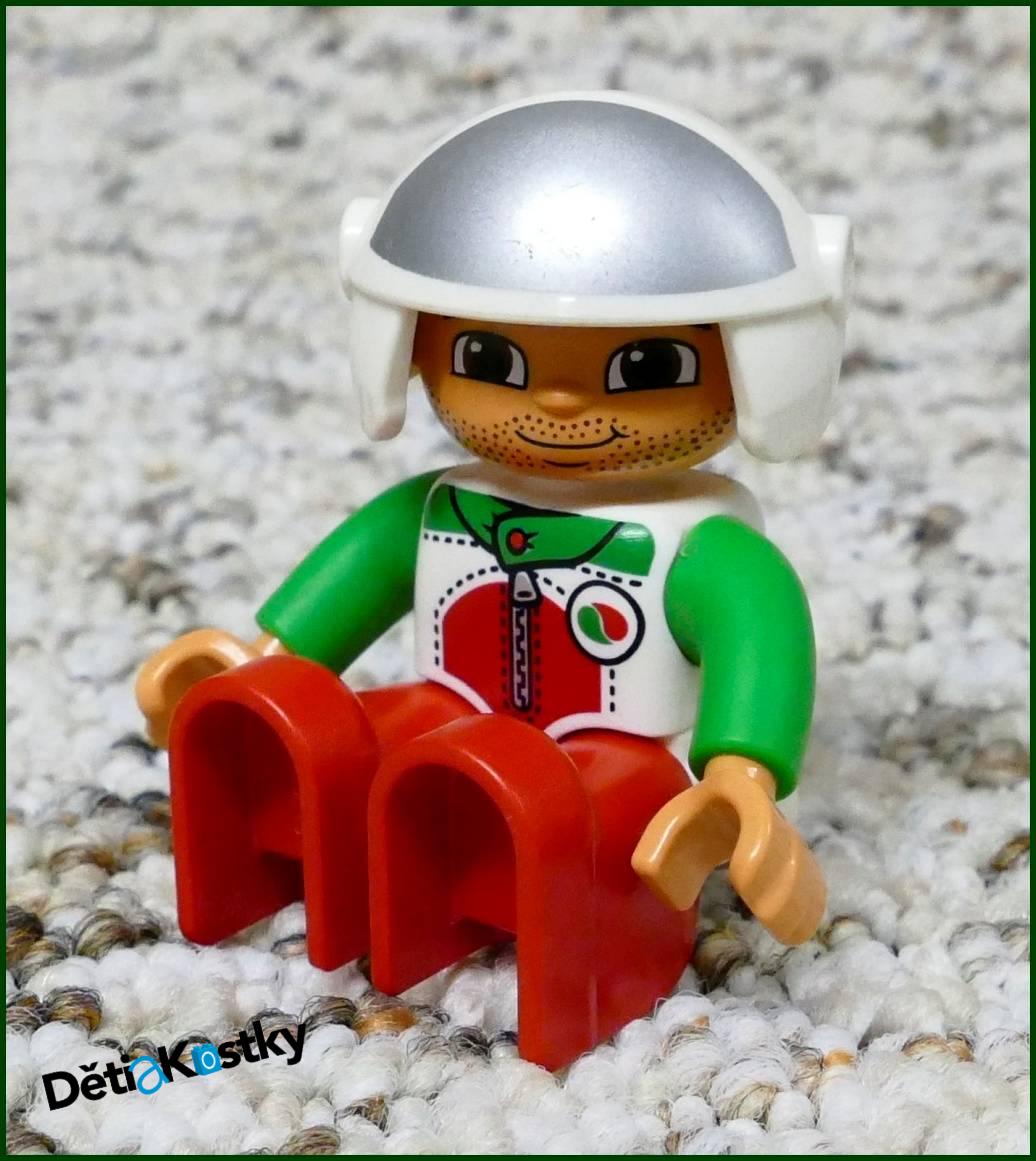 Lego® Duplo® Závodník Octan s Bílou Helmou