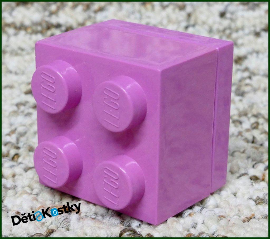 Lego® Duplo® Kostka Růžová Otevírací 4,5 x 4,5 cm