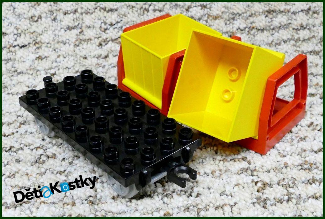 Lego® Duplo® Vagon - Kontejnery Nákladní - Žluto/Červené