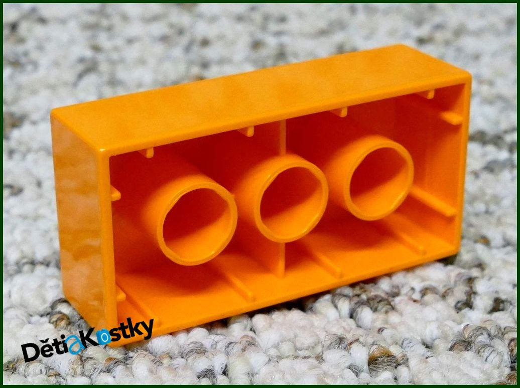 Lego® Duplo® Kostka 2x4 Oranžová