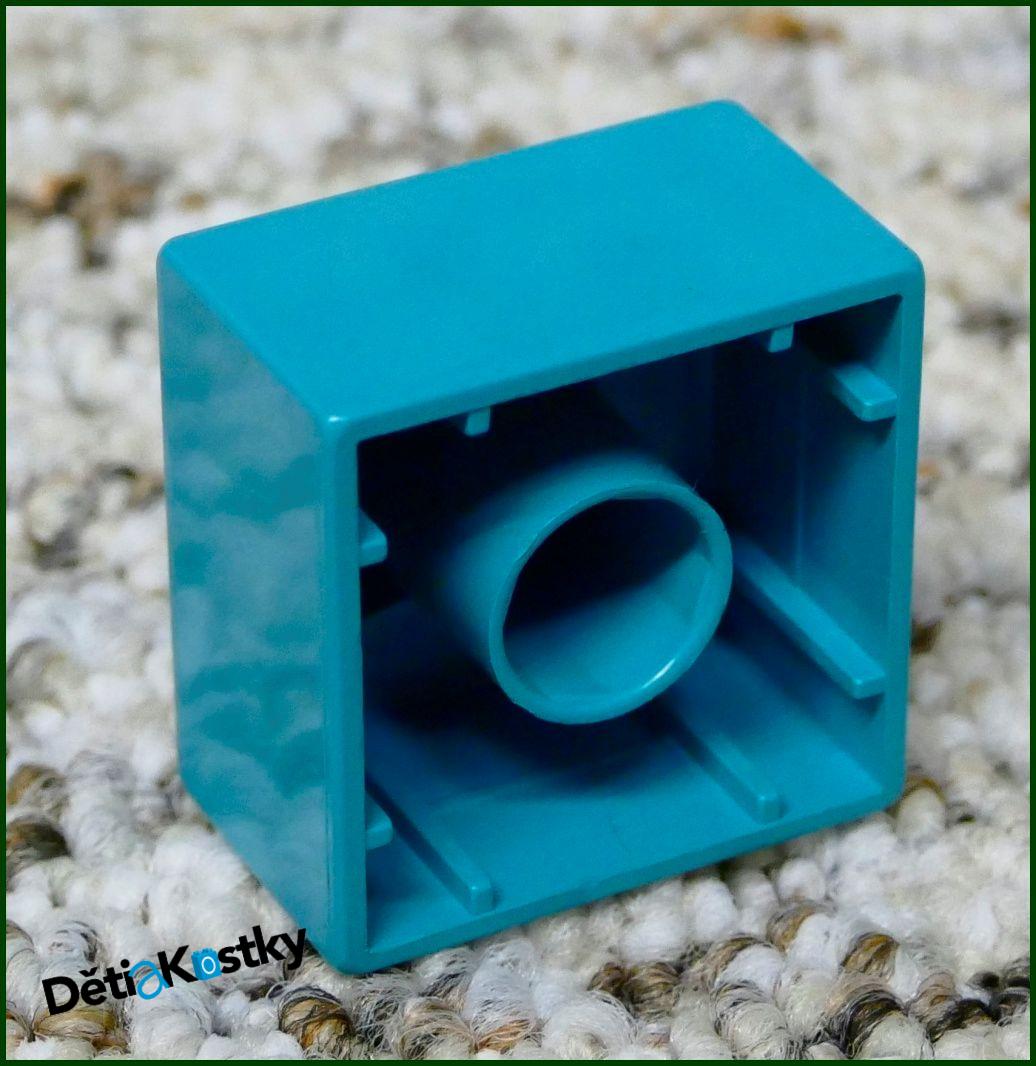Lego® Duplo® Kostka 2x2 Středně Tyrkysová