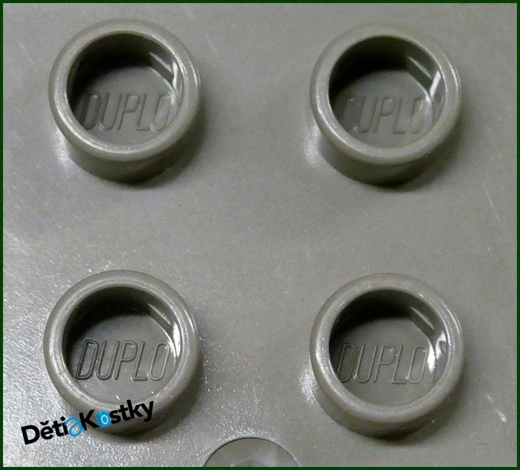 Lego® Duplo® Podložka/Destička 3x8 Křídlo Šedé