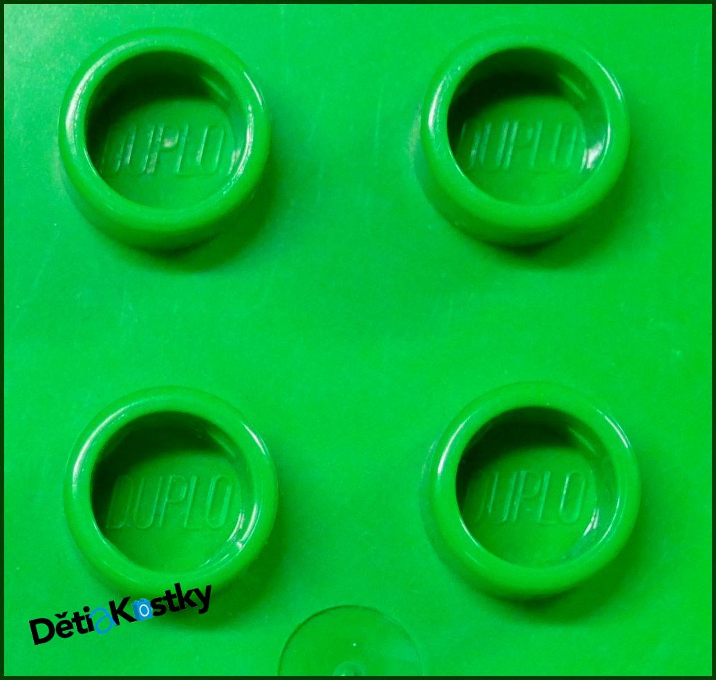 Lego® Duplo® Podložka/Destička 3x8 Křídlo Zelené