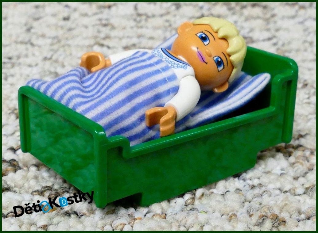 Lego® Duplo® Postýlka Tmavě Zelená