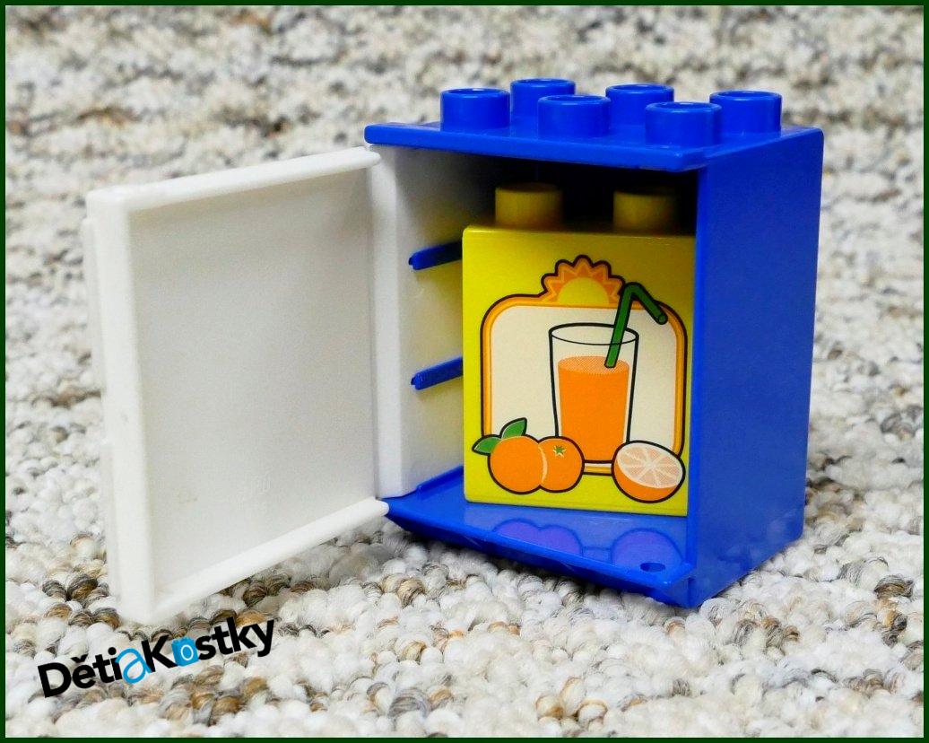 Lego® Duplo® Lednička Tmavě Modrá
