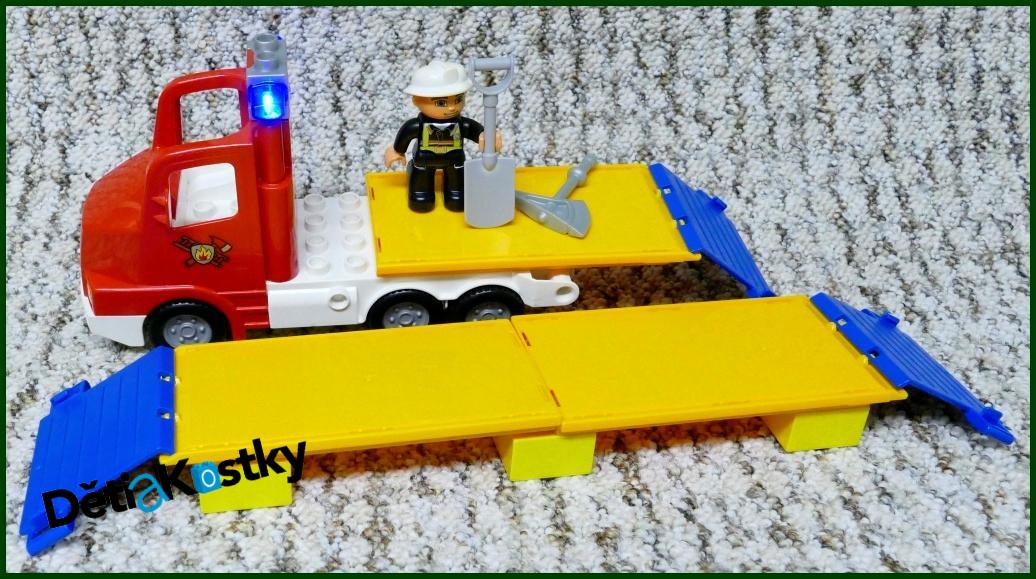 Lego® Duplo® Hasičské Auto - Stavba Mostu