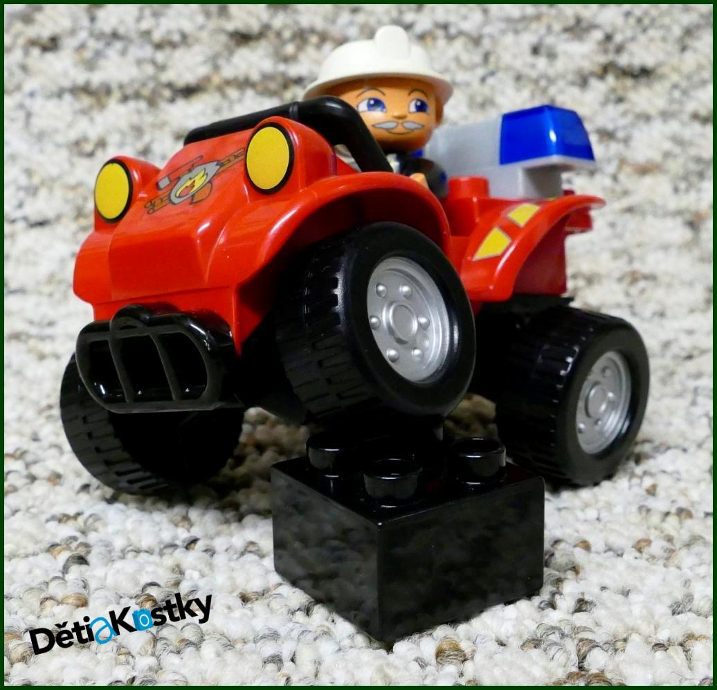 Lego® Duplo® Terénní Čtyřkolka - Hasič s Vousy