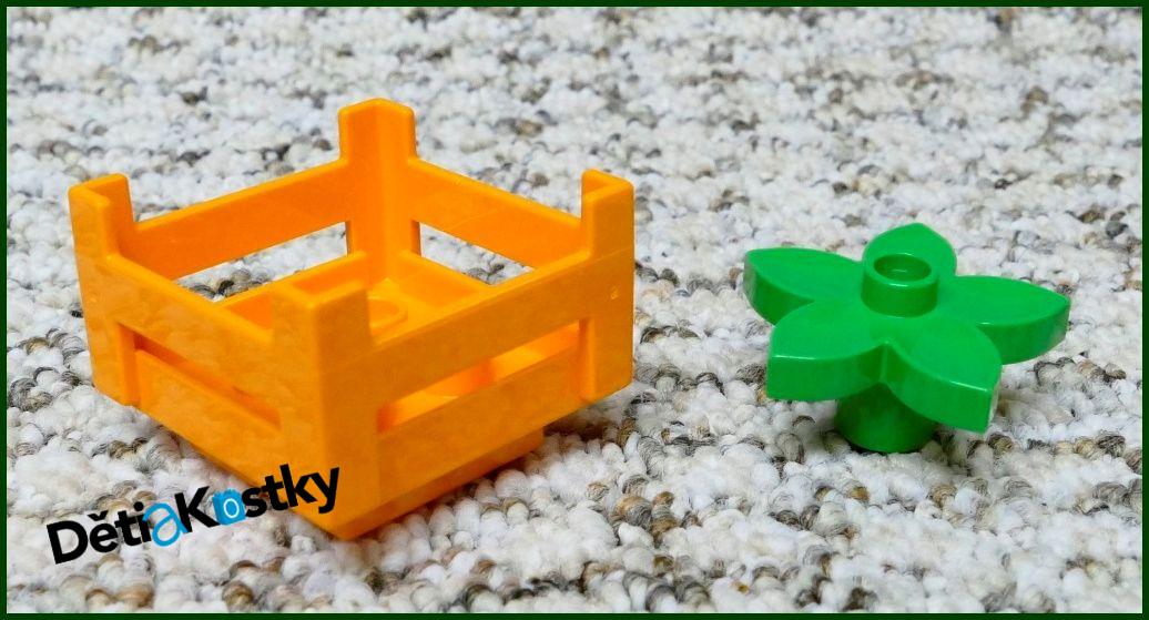 Lego® Duplo® Přepravka Oranžová s Květinou
