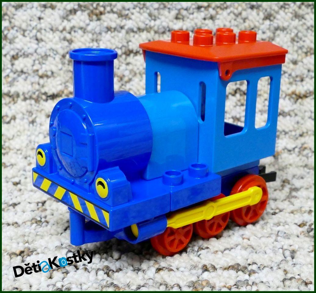 Lego® Duplo® Mašinka Parní Modrá s Kabinkou