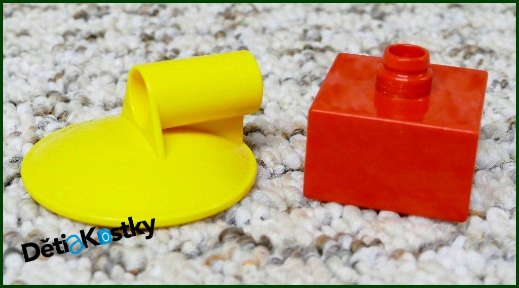 Lego® Duplo® Radar Žlutý Kulatý - Červený Podstavec