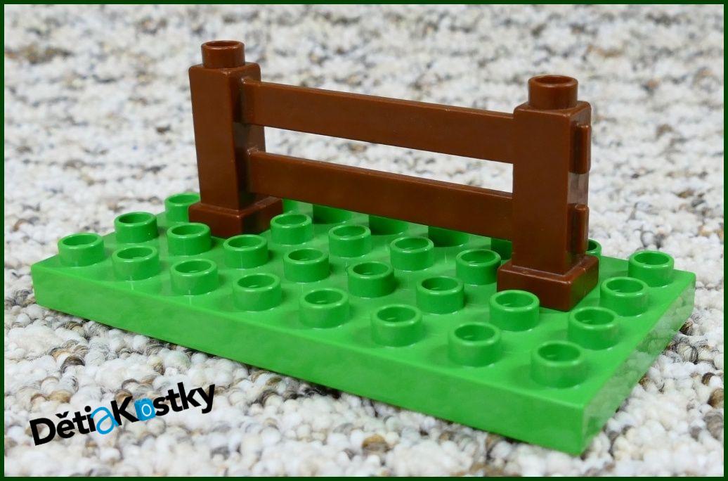 Lego® Duplo® Plot Hnědý Hranatý