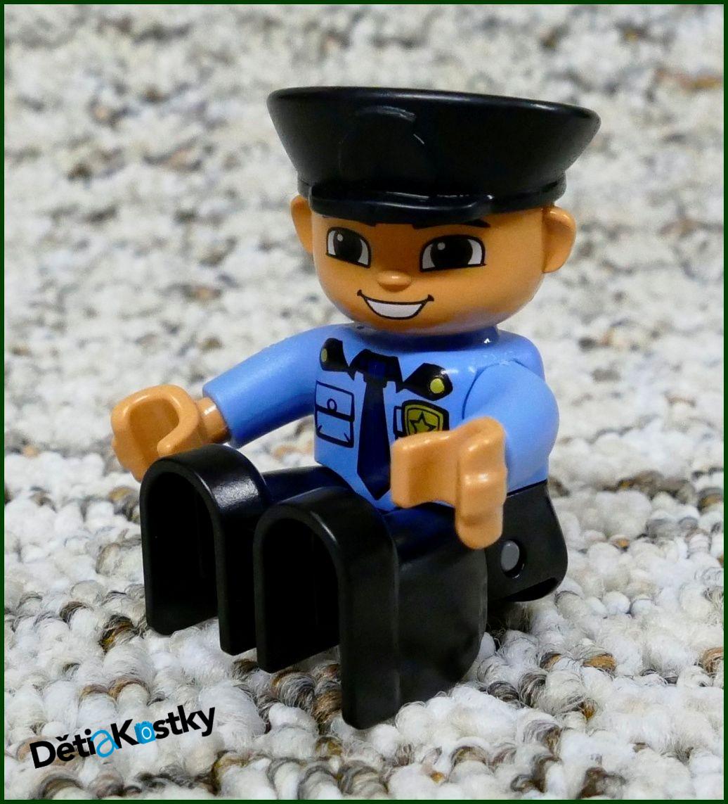 Lego® Duplo® Figurka Policista s Kravatou - Novější Typ