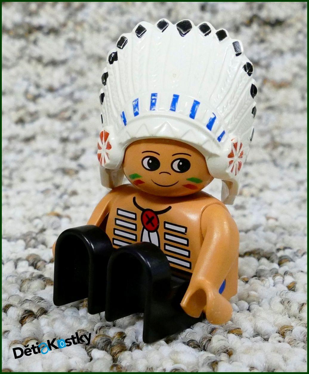Lego® Duplo® Postavička Indián - Černé Nohy