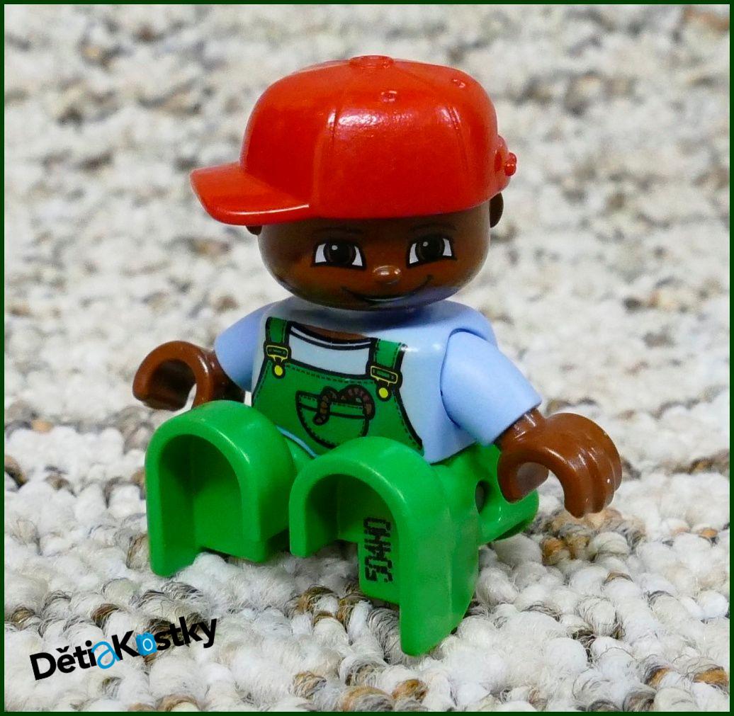 Lego® Duplo® Figurka Dítě Chlapeček Černoušek (Kapsa) - Otočná Kšiltovka