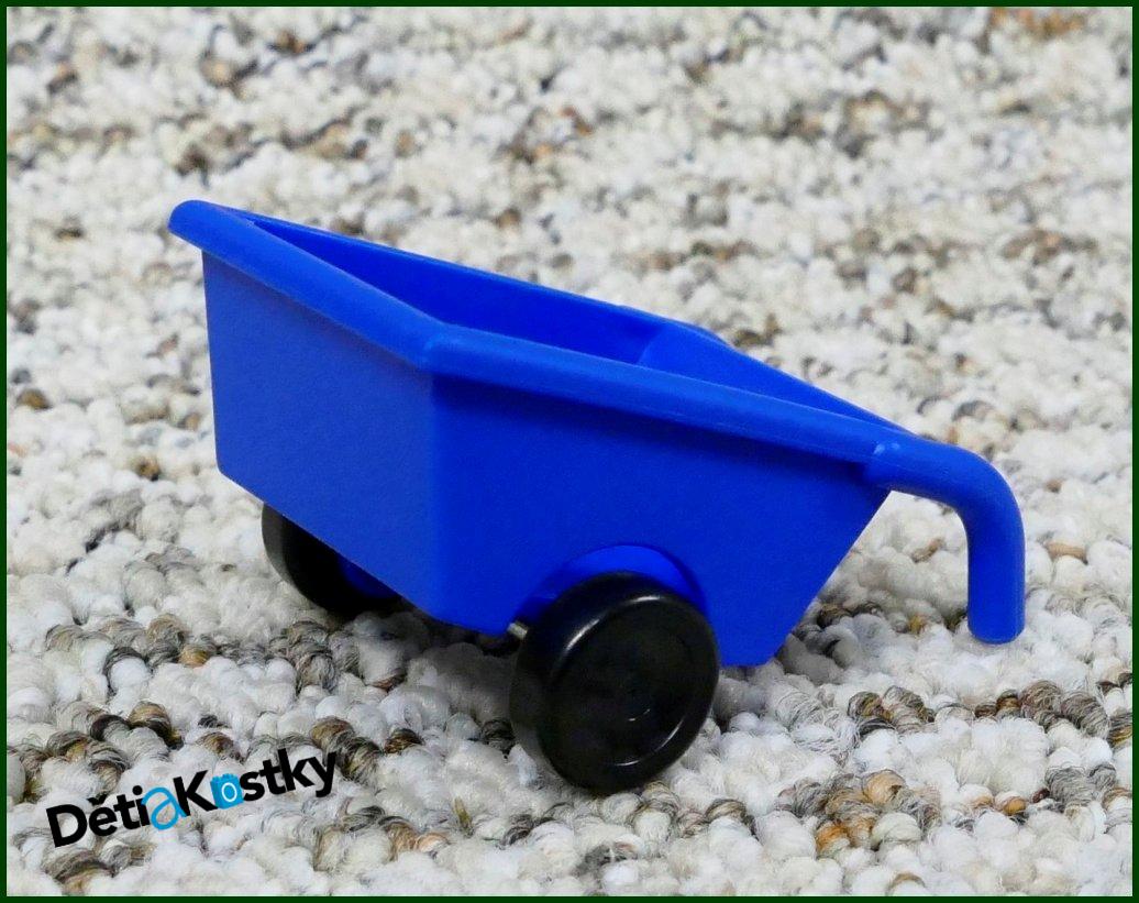 Lego® Duplo® Vozíček (Kolečka) Pro Figurky Modrá - Široká Kola