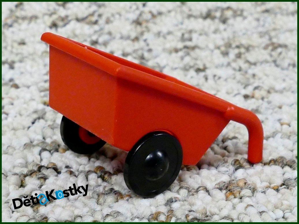 Lego® Duplo® Vozíček (Kolečka) Pro Figurky Červená - Černá Kola