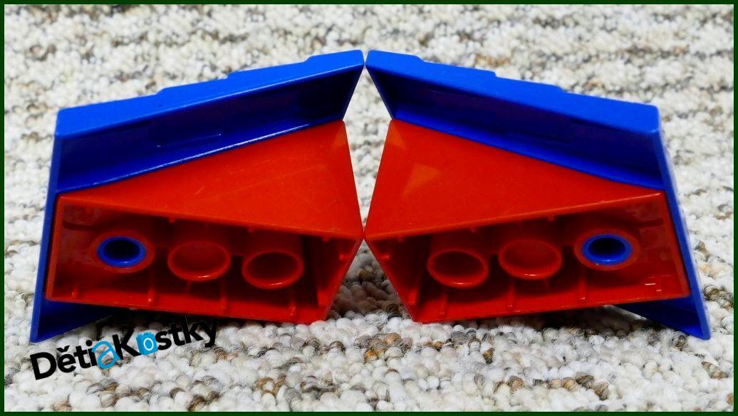 Lego® Duplo® Střechy Modro - Červené 2ks