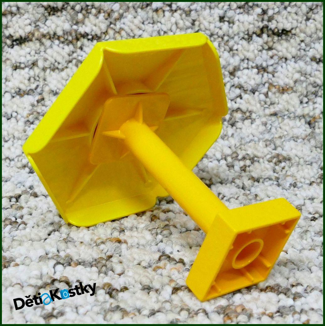 Lego® Duplo® Slunečník Velký Žlutý - Oranžový Podstavec