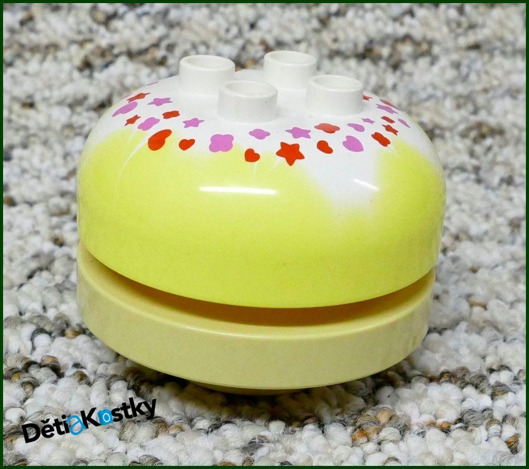 Lego® Duplo® Stůl Kulatý Nízký Béžový