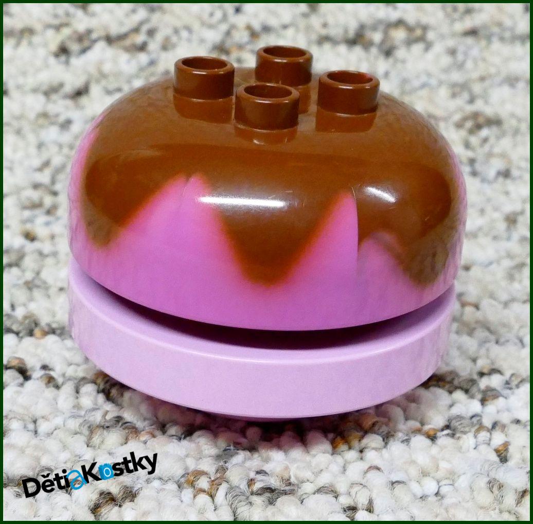 Lego® Duplo® Stůl Kulatý Nízký Růžový
