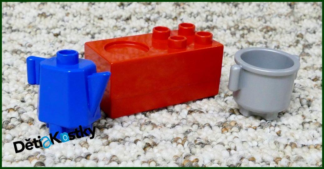 Lego® Duplo® Vařič s Hrncem a Konvicí Červený