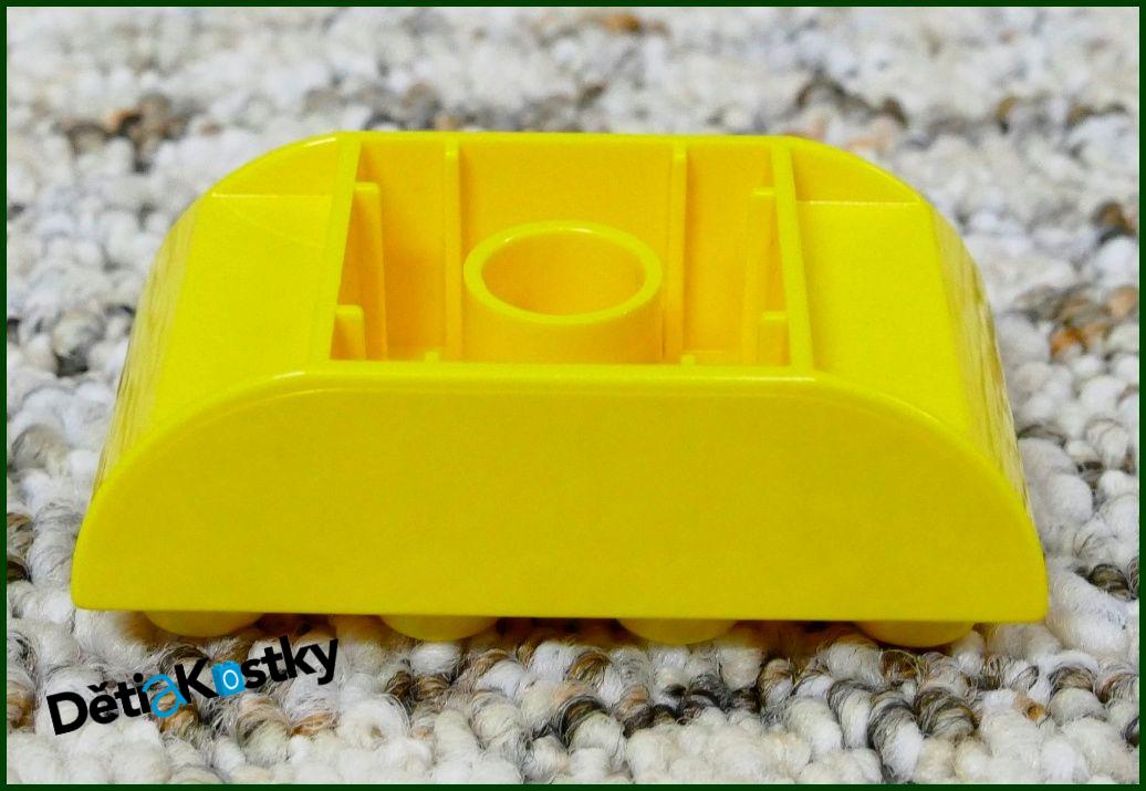 Lego® Duplo® Kostka 2x4 Zaoblená Invert - Žlutá