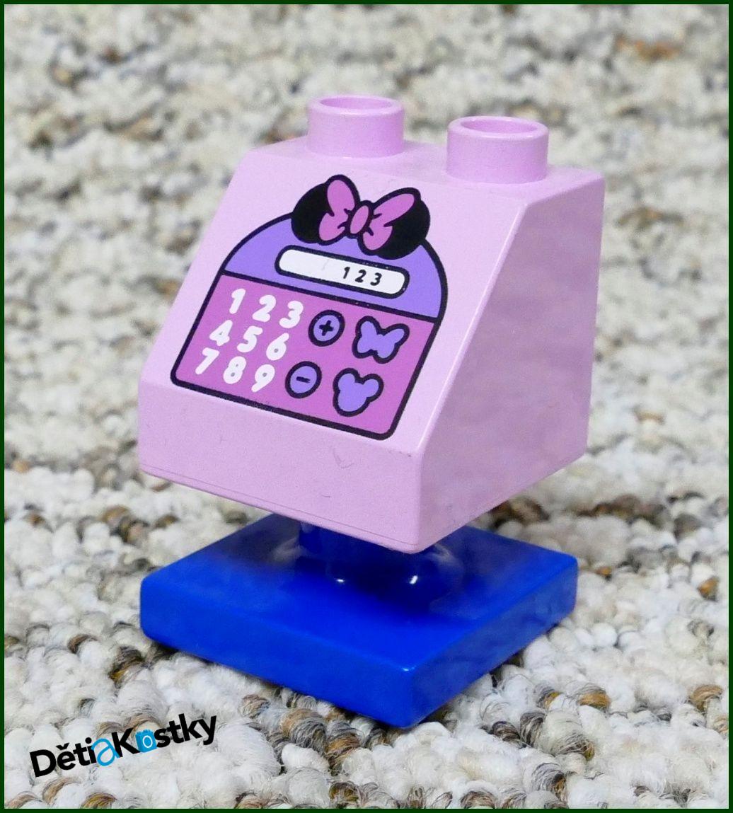 Lego® Duplo® Kostka 2x2 Růžová Zkosená - Pokladna