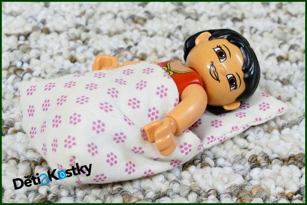 Lego® Duplo® Peřinka Bílá s Růžovými Kytičkami