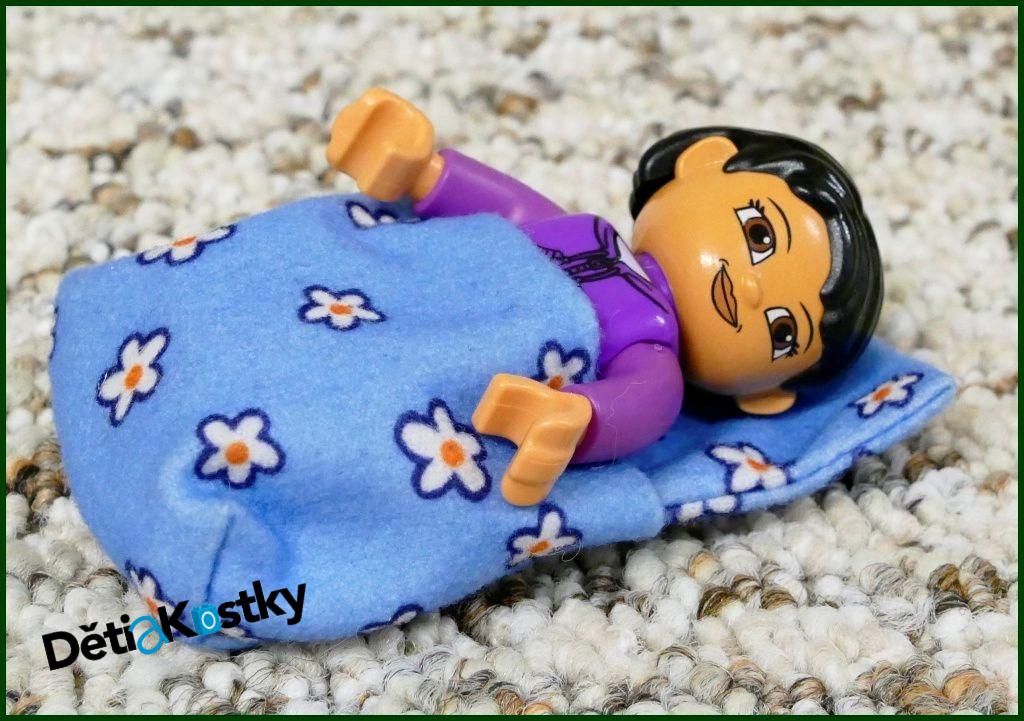 Lego® Duplo® Peřinka Světle Modrá s Kytičkami