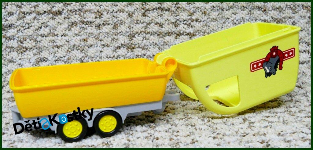 Lego® Duplo® Vůz pro Přepravu Koní Velký Žlutý