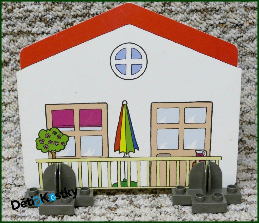 Lego® Duplo® Podstavec pro Plastové Stěny Šedý