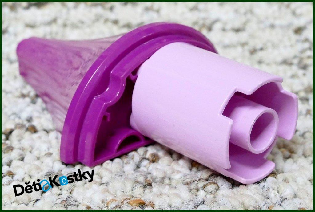Lego® Duplo® Stříška Zámku (Věžička) Větší - Světle Fialová