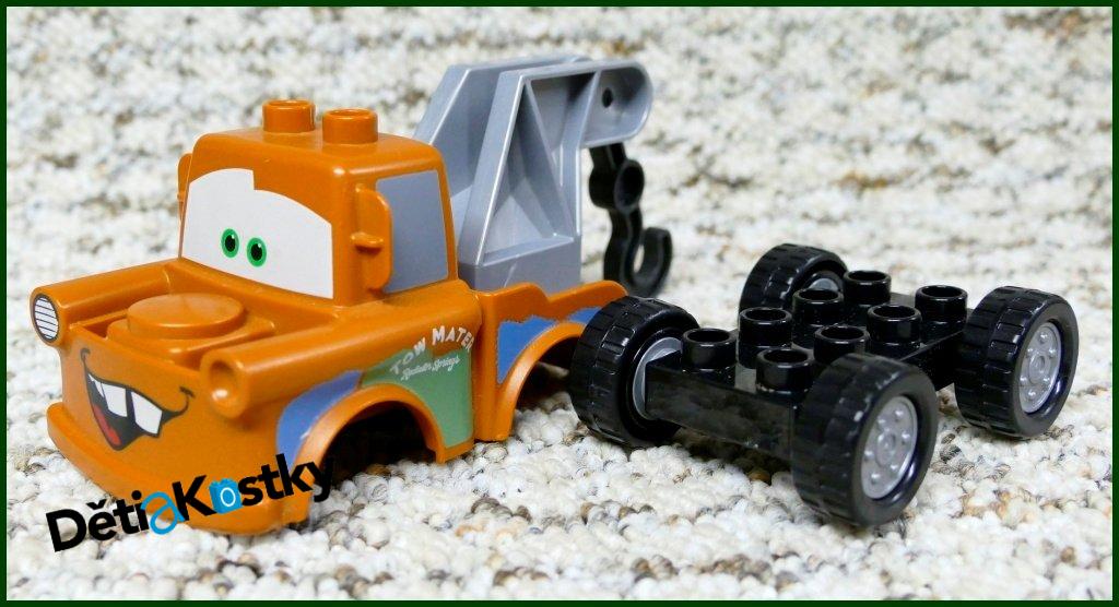 Lego® Duplo® Cars - Burák (Šedý Hák) Obyčejná Kola