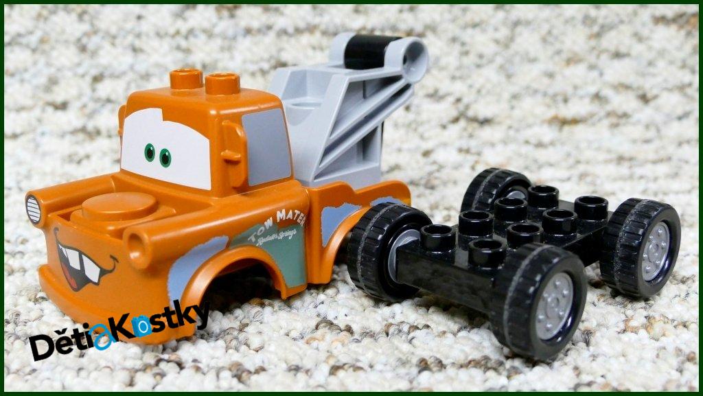 Lego® Duplo® Cars - Burák (Šedý Hák-Nový Typ) Obyčejná Kola