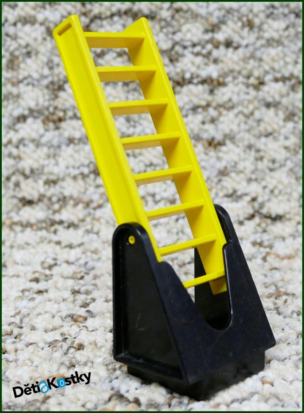 Lego® Duplo® Žebřík Žlutý s Černým Podstavcem
