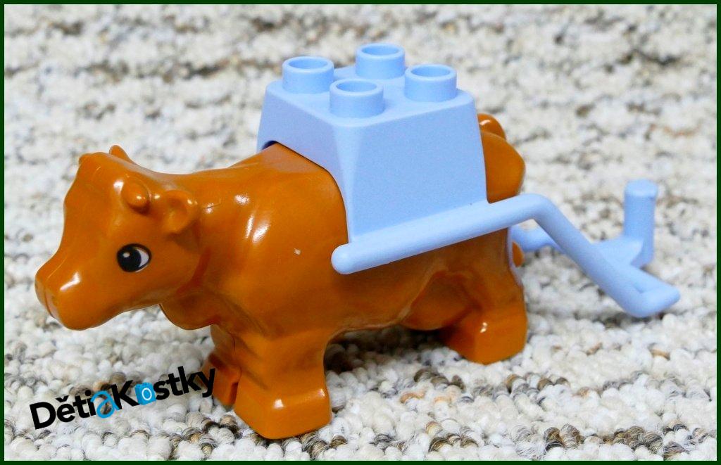 Lego® Duplo® Postroj pro Koně/Krávy Světle Modrý