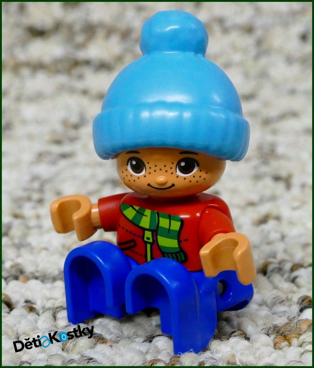 Lego® Duplo® Figurka Dítě s Modrou Čepicí/Kulichem