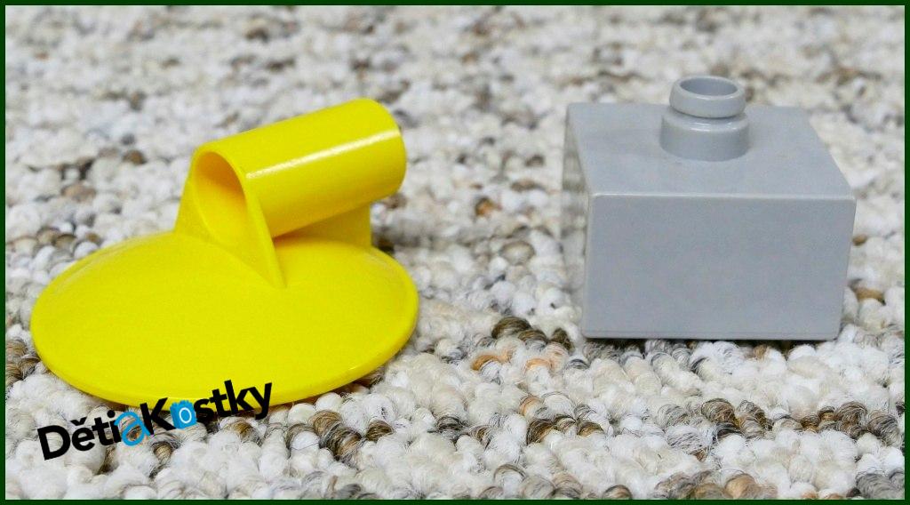 Lego® Duplo® Radar Žlutý Kulatý - Šedý Podstavec