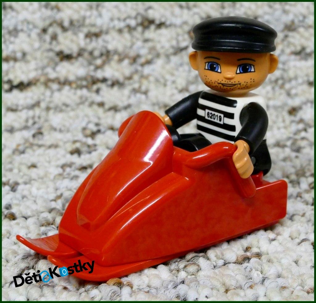 Lego® Duplo® Červený Skútr s Lyžinami