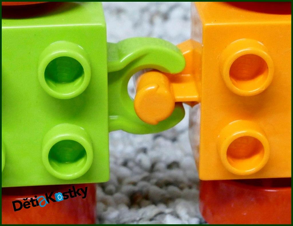 Lego® Duplo® Podvozek pro Auta Limetka (Červená Kola)