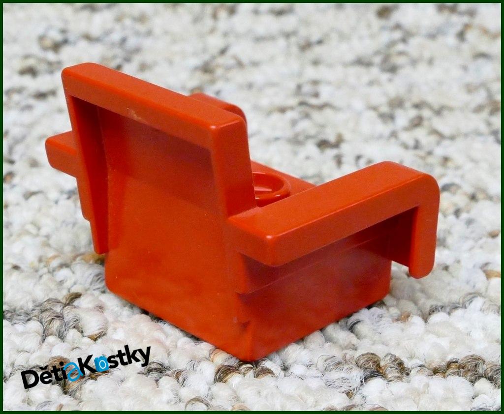 Lego® Duplo® Křeslo Hranaté Červené