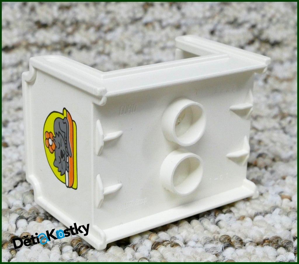 Lego® Duplo® Postýlka Bílá Vysoká s Obrázkem
